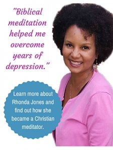 rhonda jones, christian meditation
