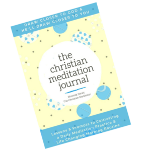 the christian meditation journal