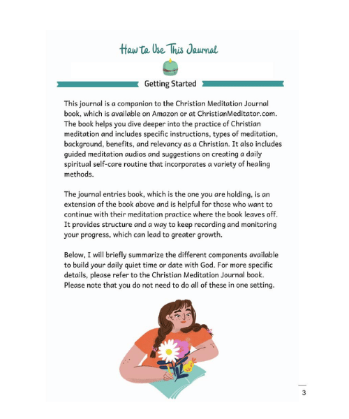 christian meditator companion journal christian meditator companion journal