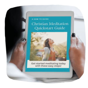 christian meditation quickstart guide
