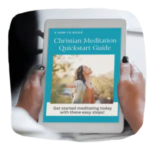 christian meditation quickstart guide