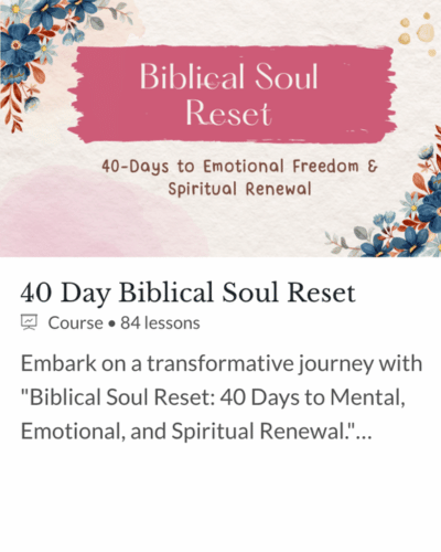 40 day biblical soul reset