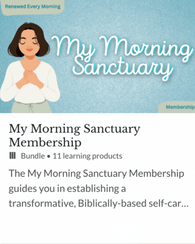 My Morning Sanctuary Membership