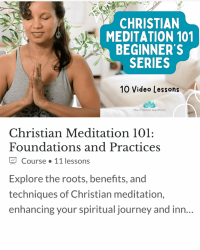 christian meditation 101 for beginners