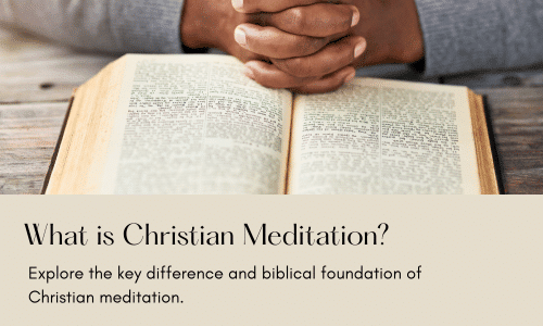 what is christian meditation