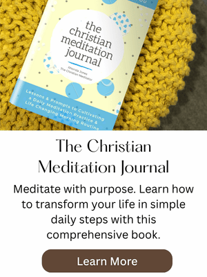 The christian meditation journal by Rhonda Jones