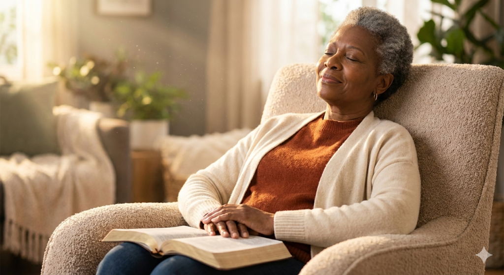 Lady Resting In Chair 1024x559