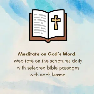 40 Day Spiritual Reset meditate on gods word