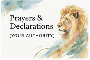 prayer declarations