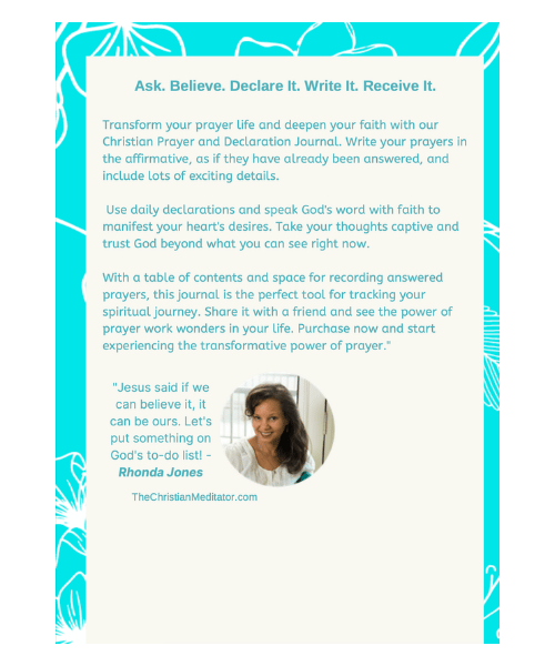 prayer & declaration journal prayer & declaration journal